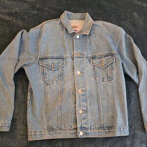 Sundance Denim Jacket Western Cowgirl Trucker Festival Rodeo Used Sz S
